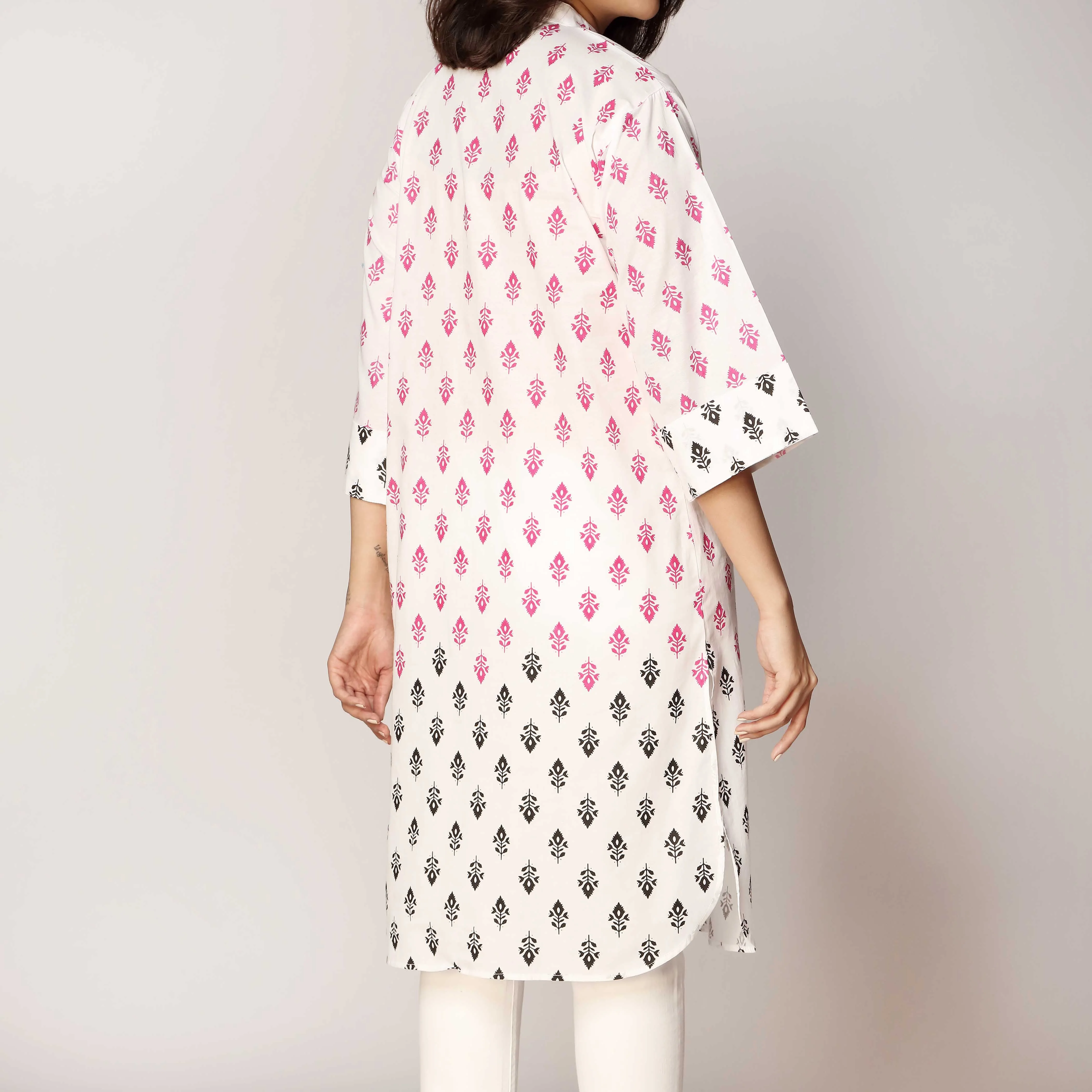 1PC- Cambric Printed Shirt PS3311 - Image 4