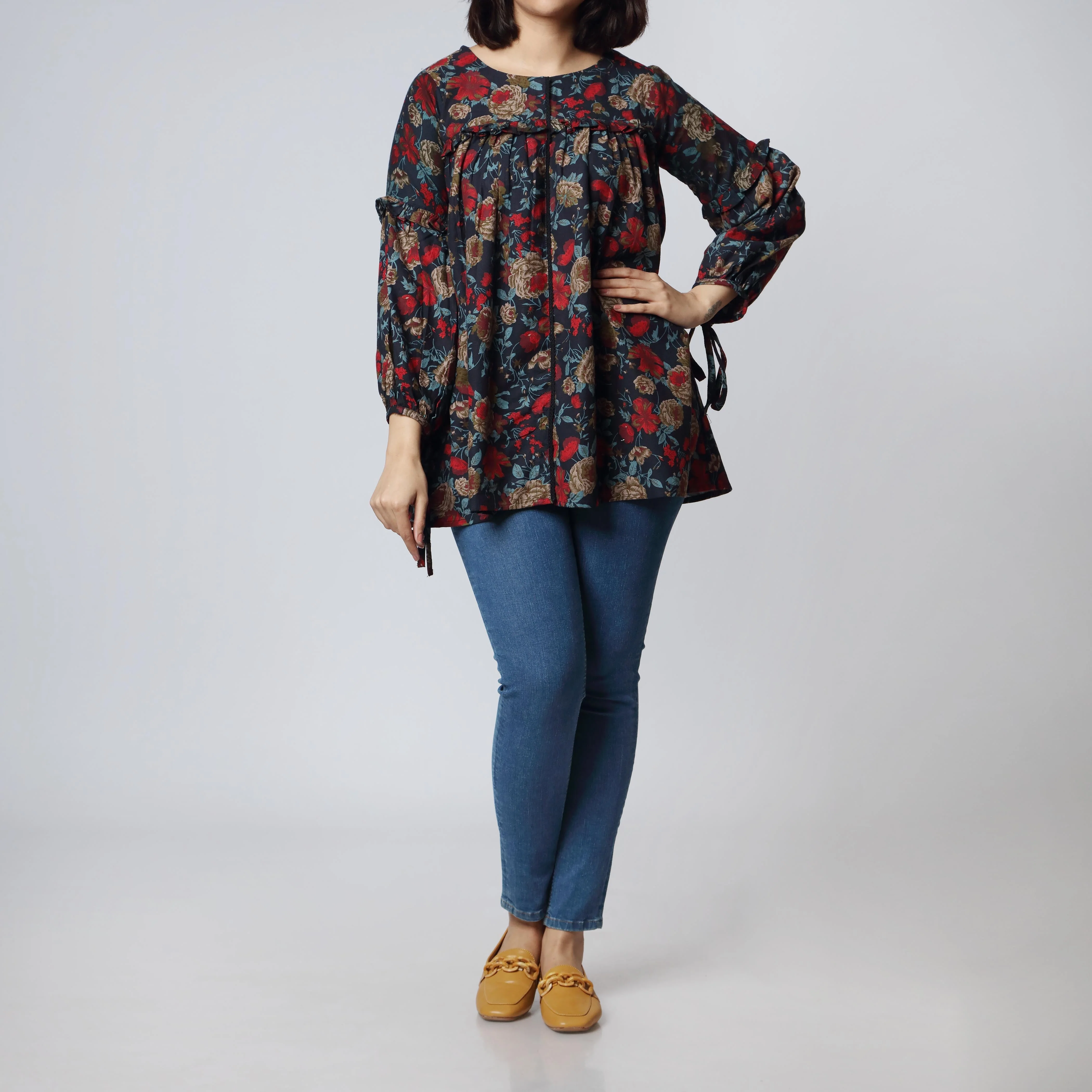 1PC- Flannel Printed Shirt PW2306
