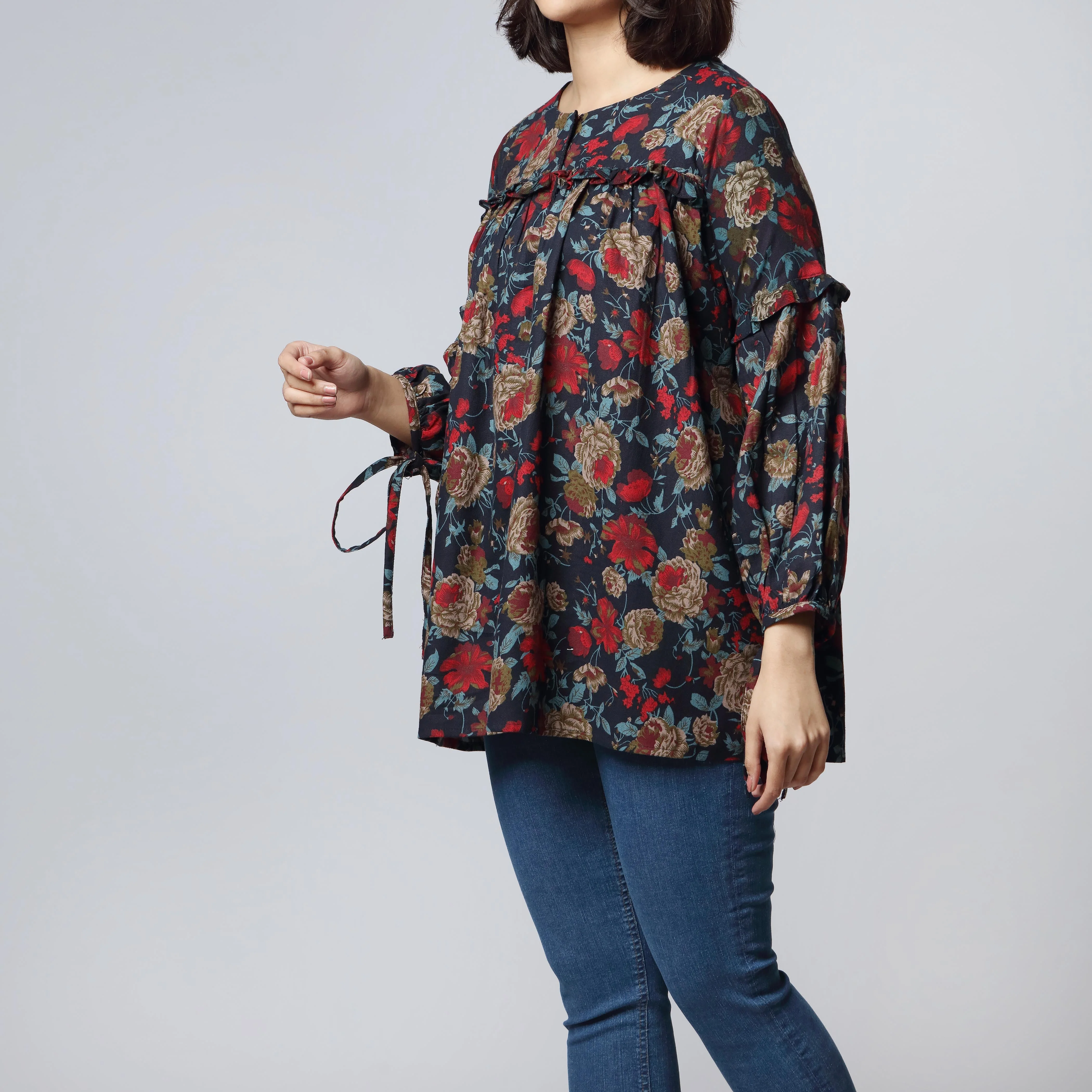1PC- Flannel Printed Shirt PW2306 - Image 2
