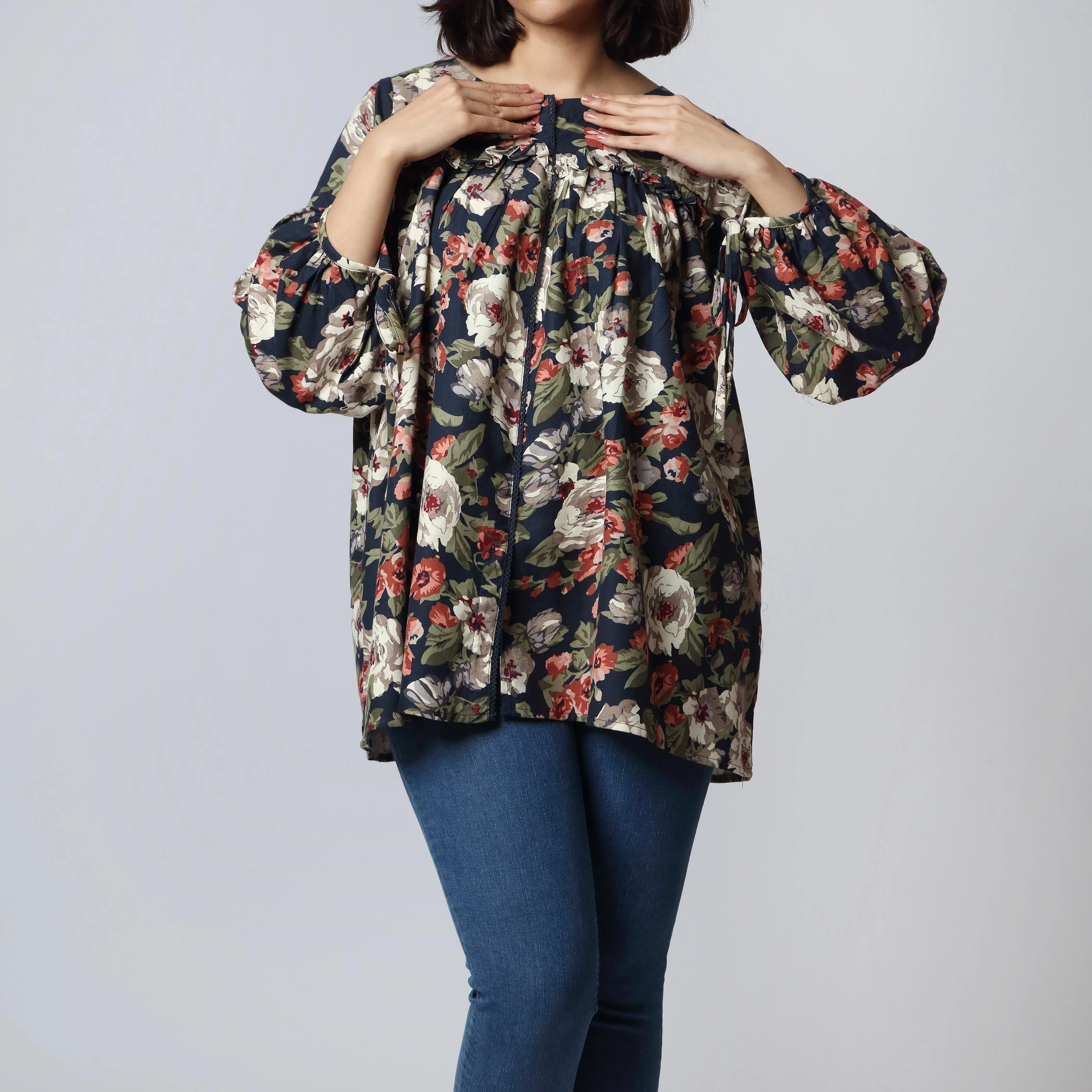1PC- Flannel Printed Shirt PW2339 - Image 3