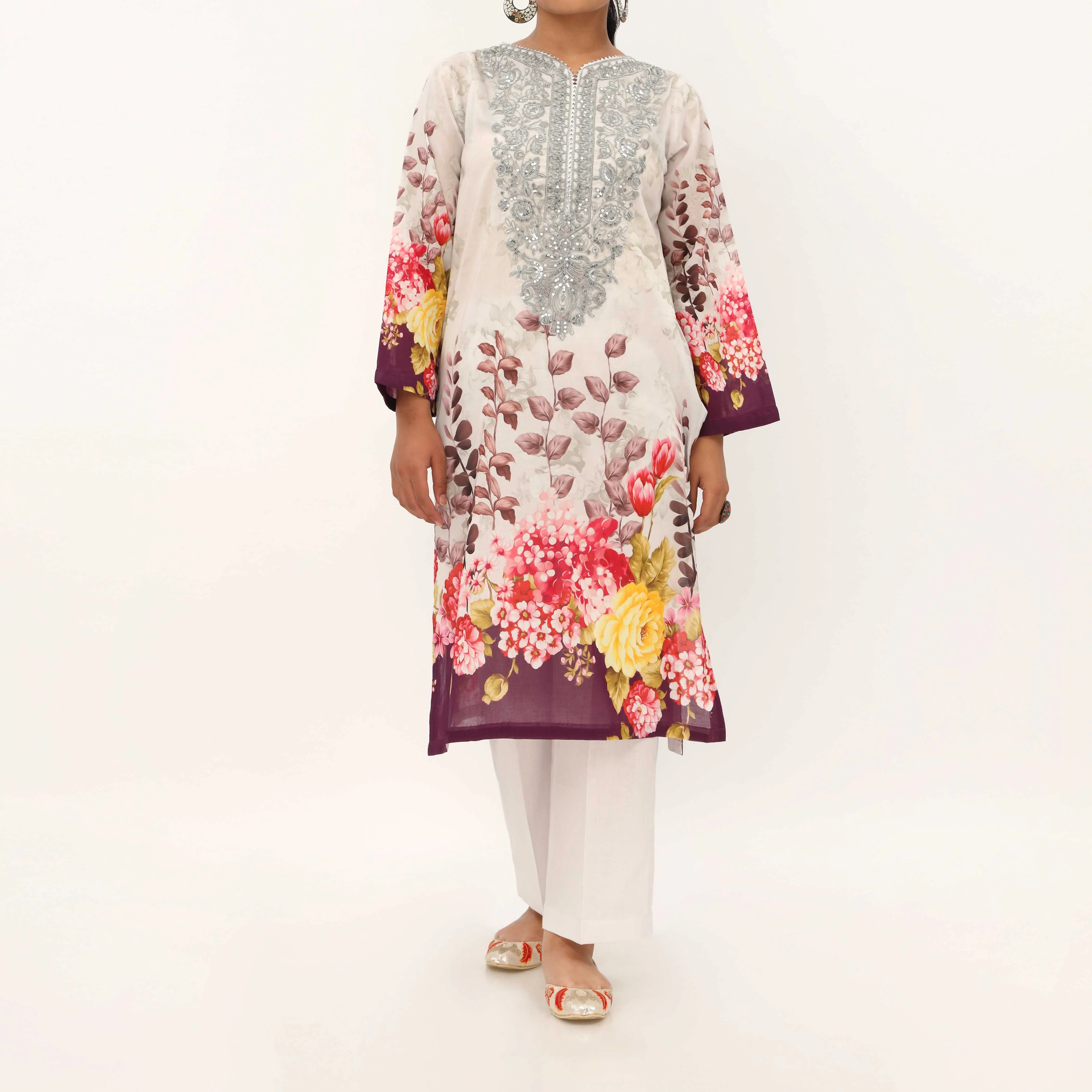 2PC- Digital Printed Lawn Suit PS5362