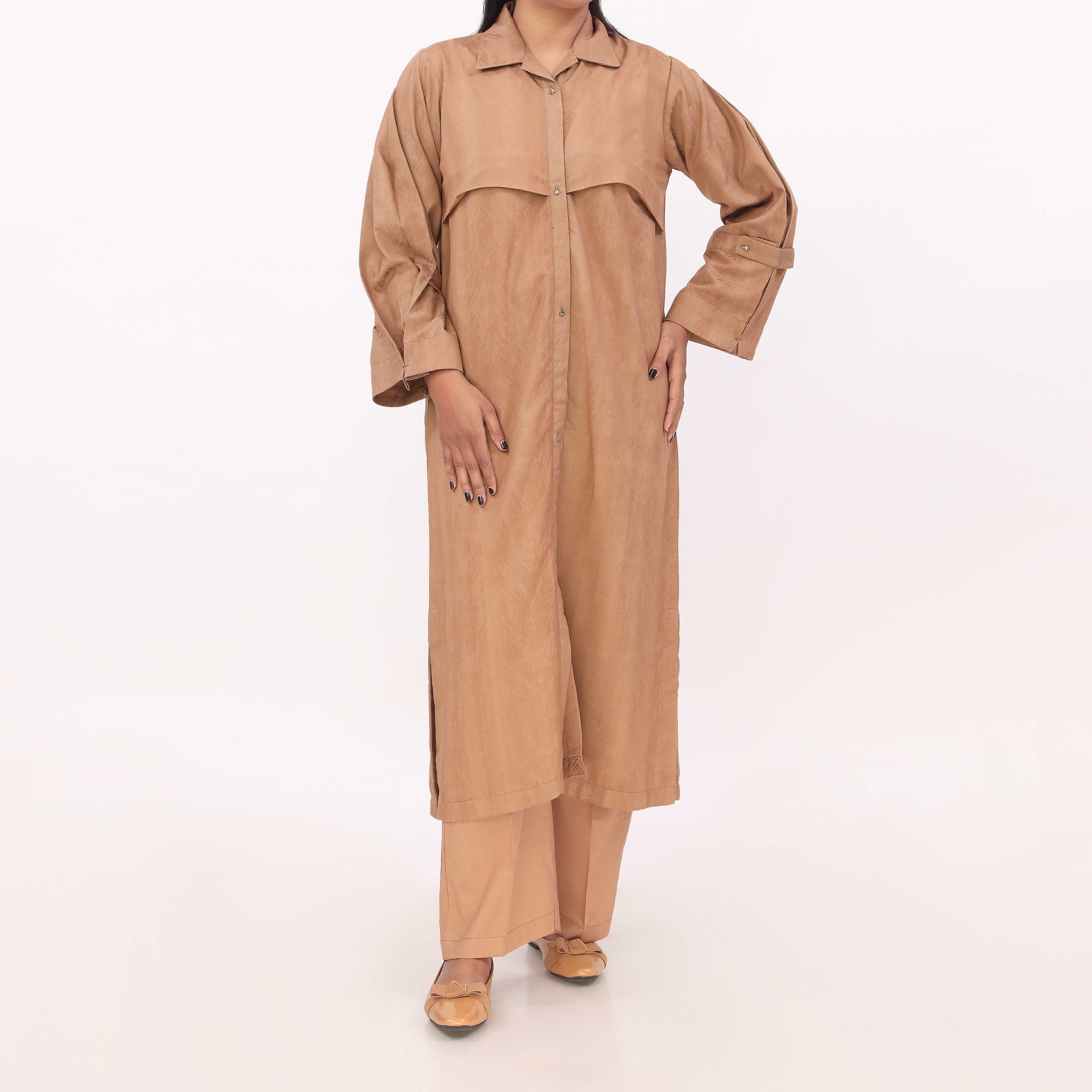 2PC- Dobbey Cotton Suit PW5058 - Image 2