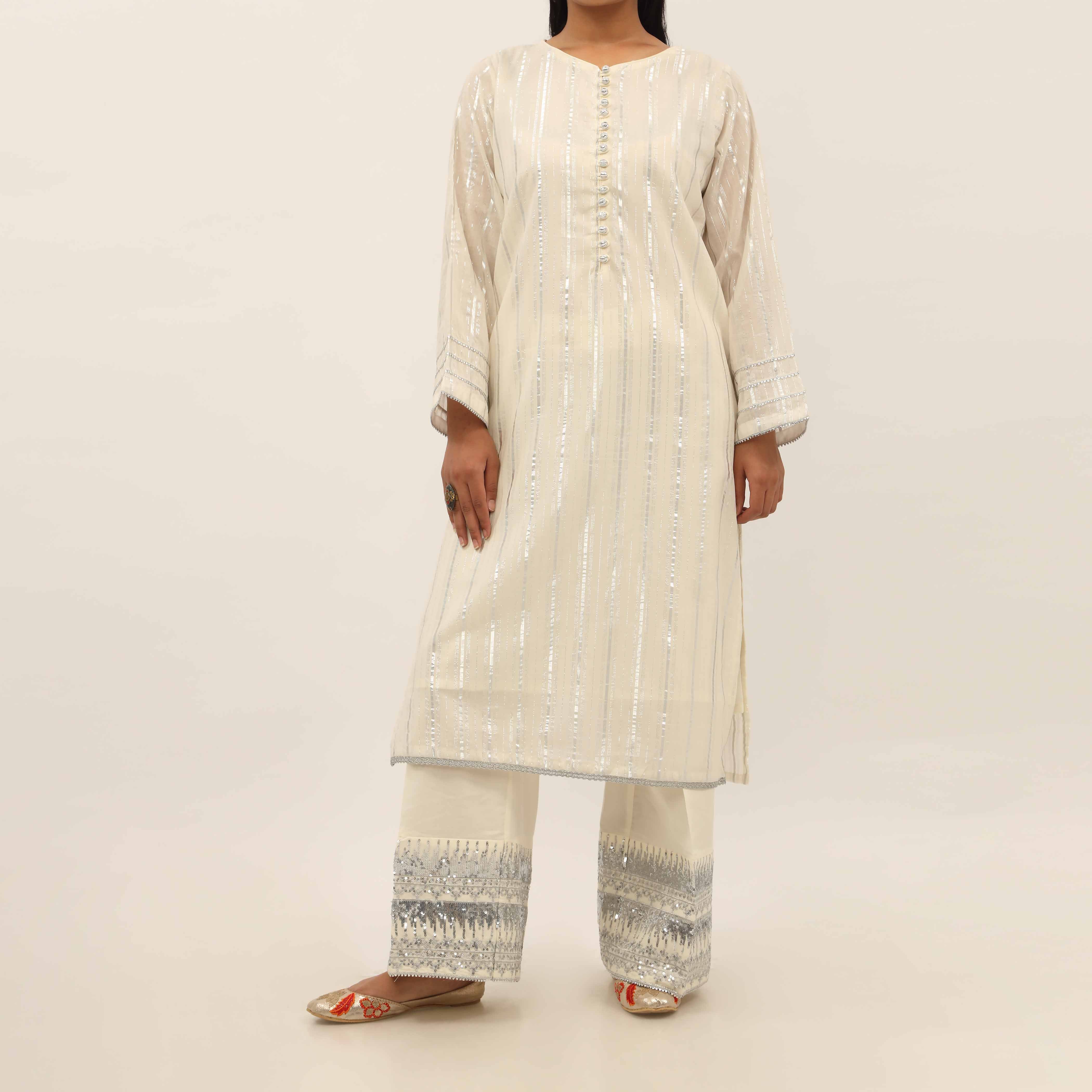 2PC- Lawn Zari Suit PS5111