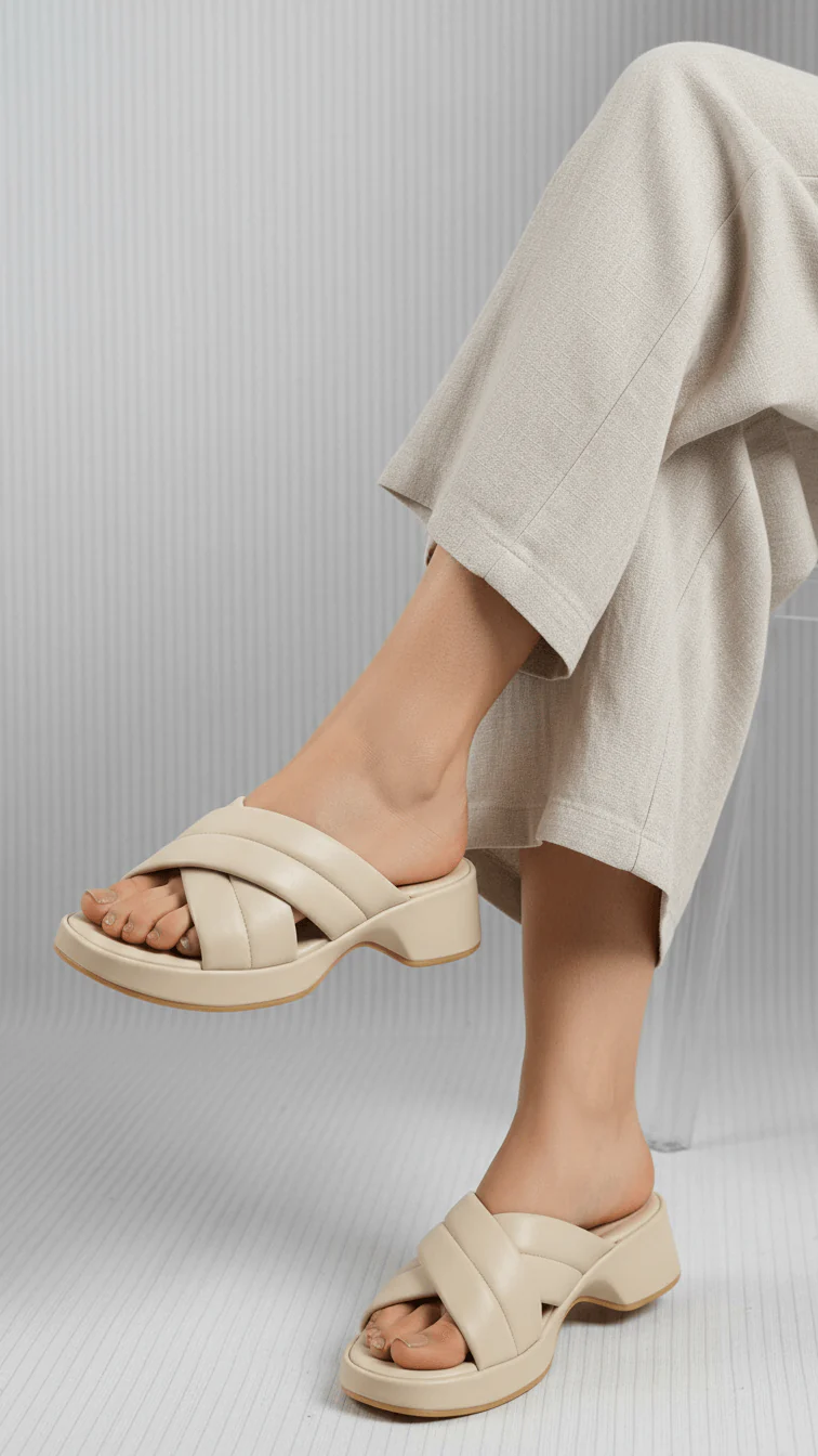 Beige Formal Slipper PU0355