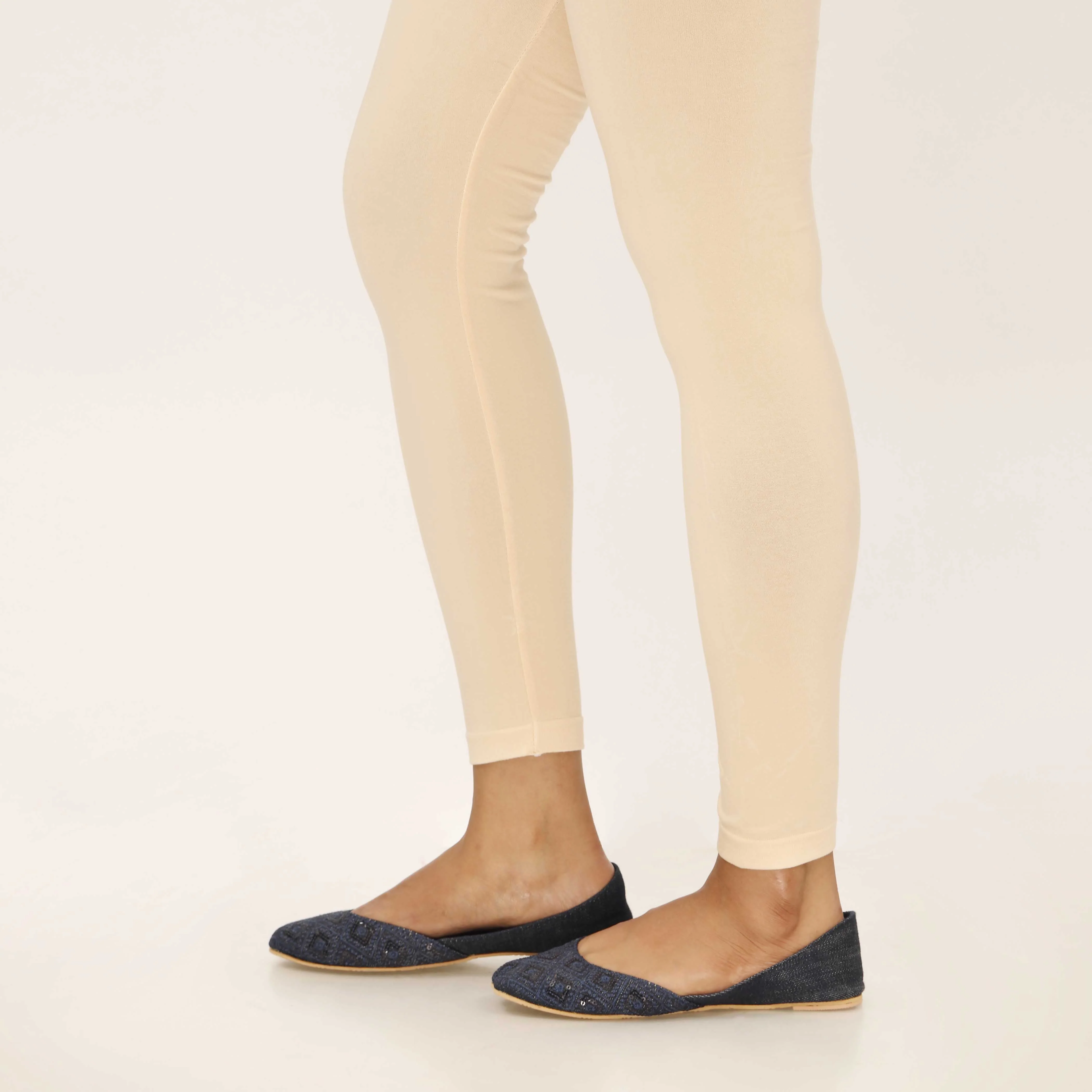 Beige Plain Tights PN2060 - Image 5
