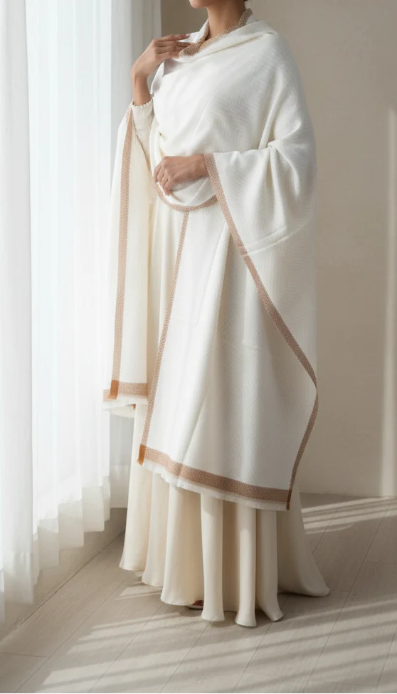 Beige Winter Stole PN5103
