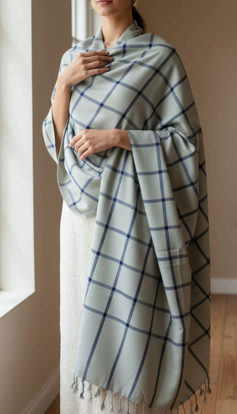 Beige Winter Stole PN5133