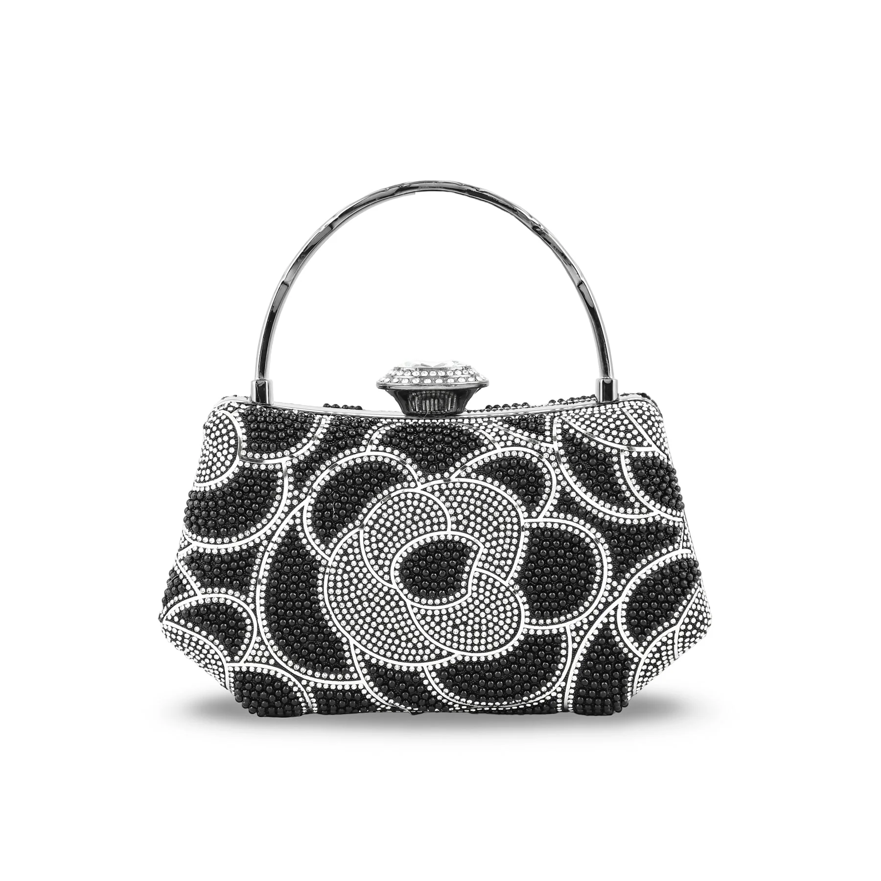 Black Bridal Clutch p24252 - Image 4