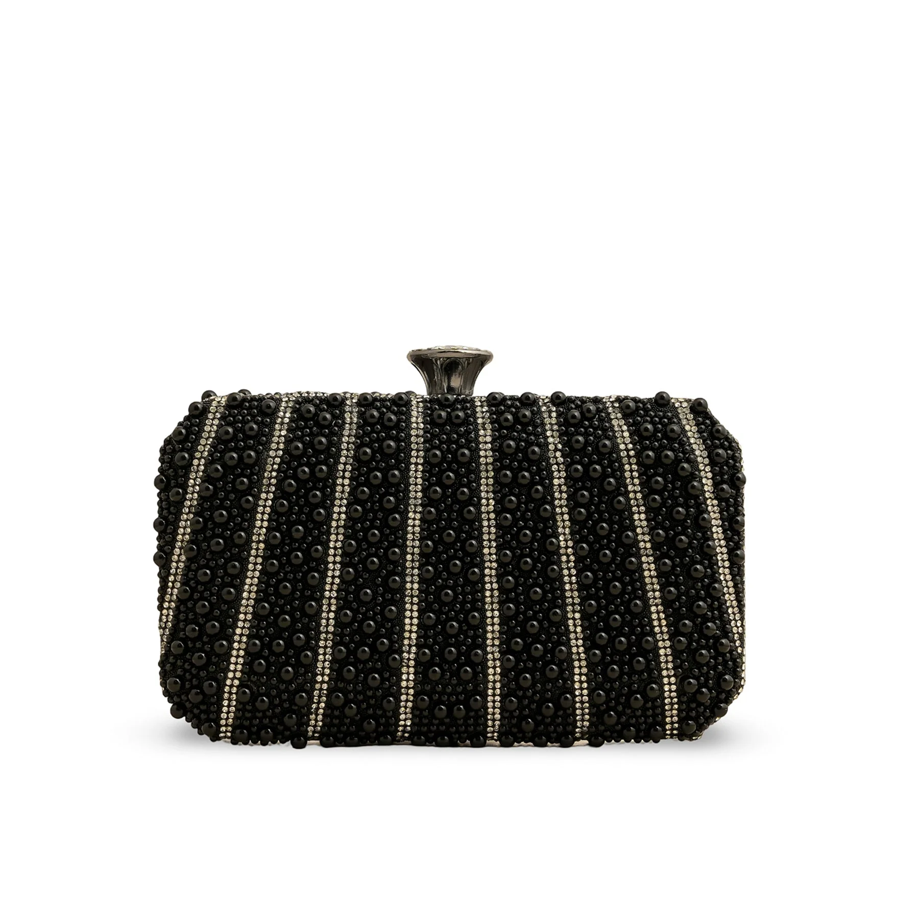 Black Bridal Clutch P24281 - Image 4