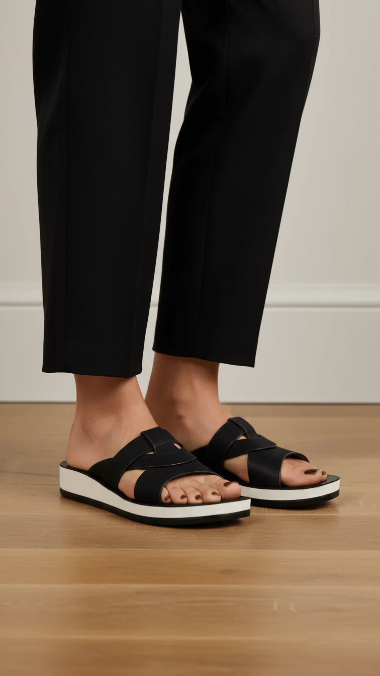 Black Casual Softy For Women CL5554