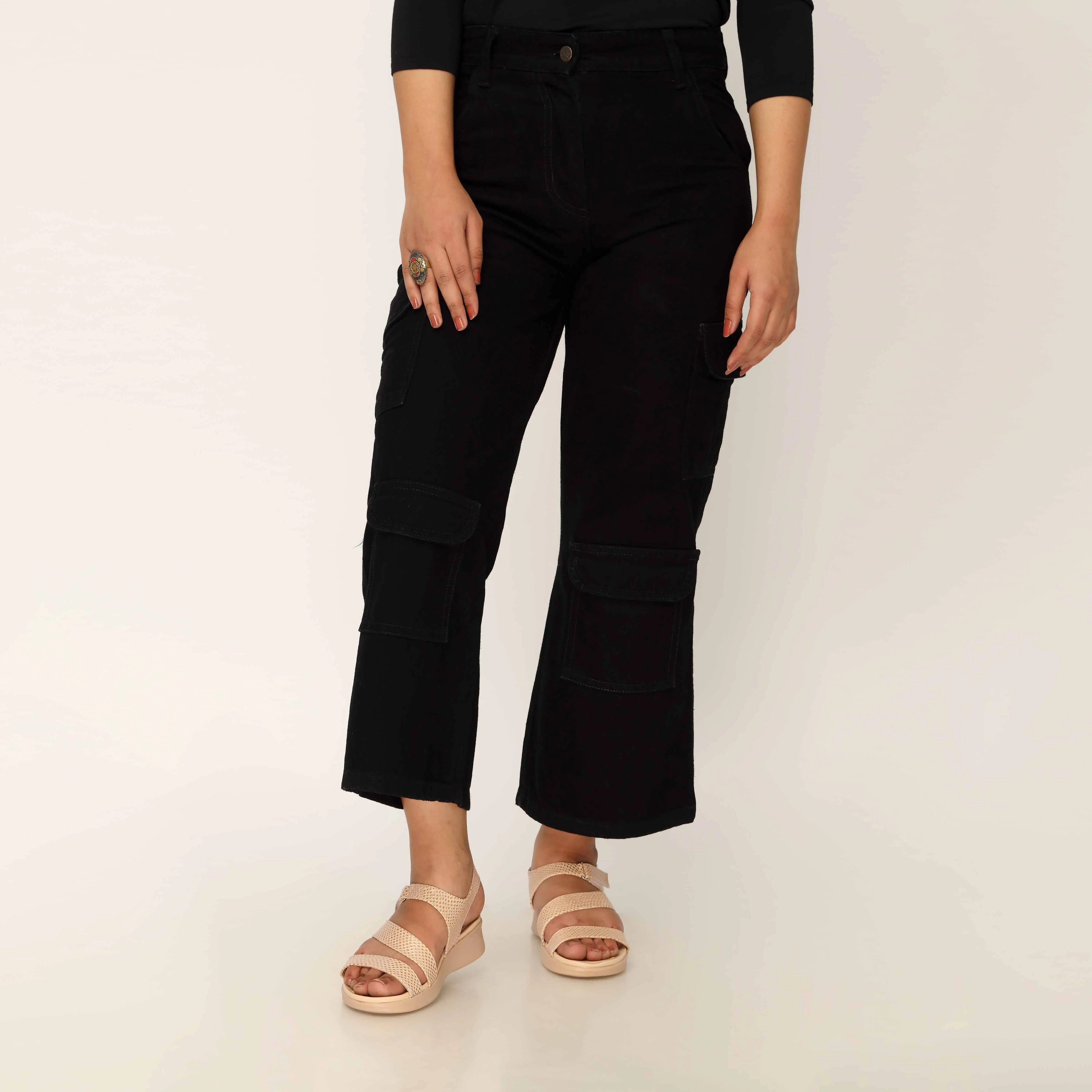Black Denim Pant PP5035