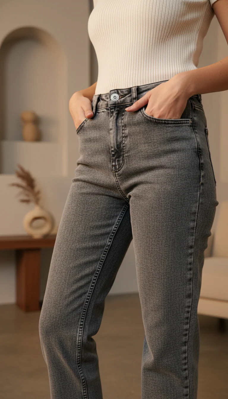 Black Denim Pant PP6120
