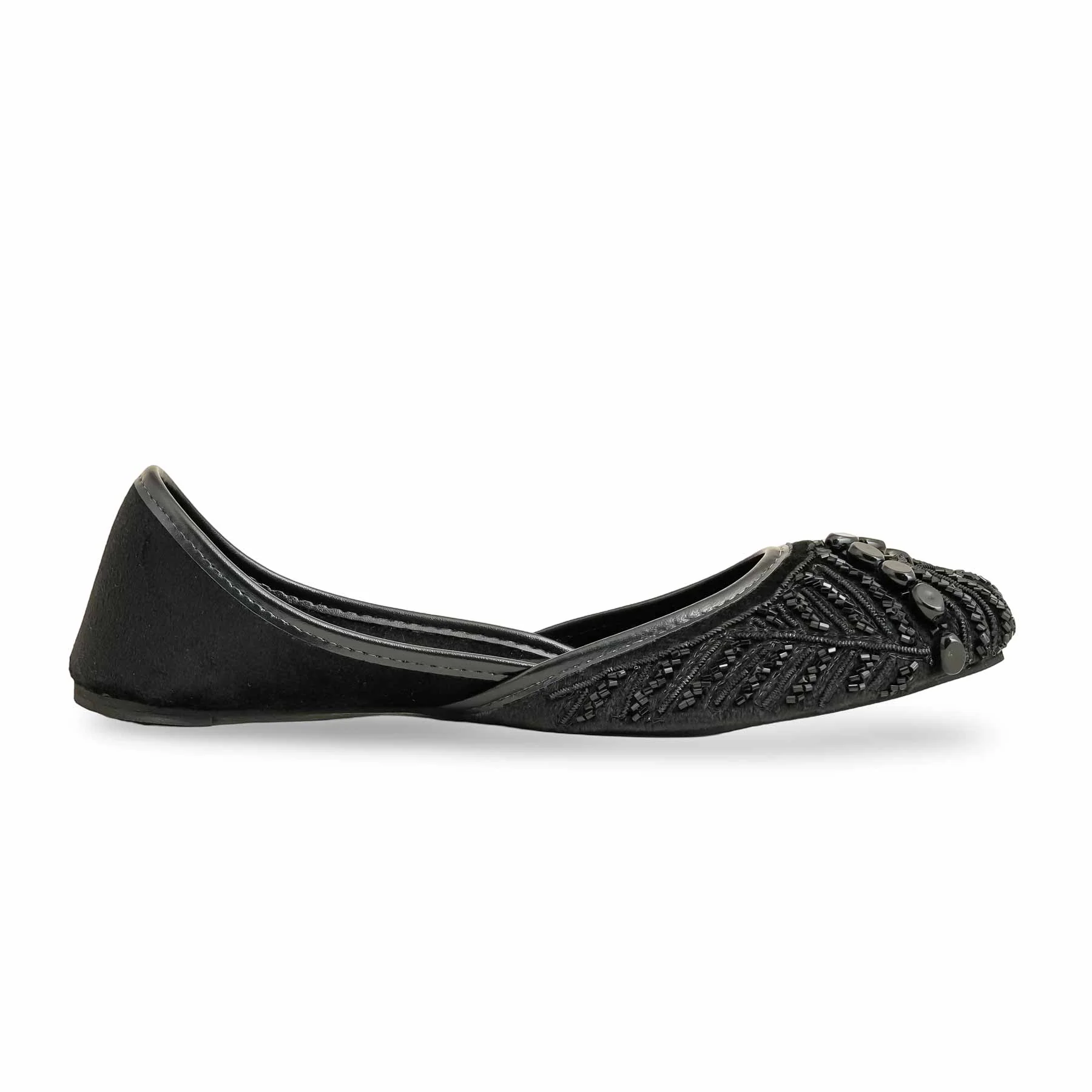 Black Fancy Khussa EC8521 - Image 2