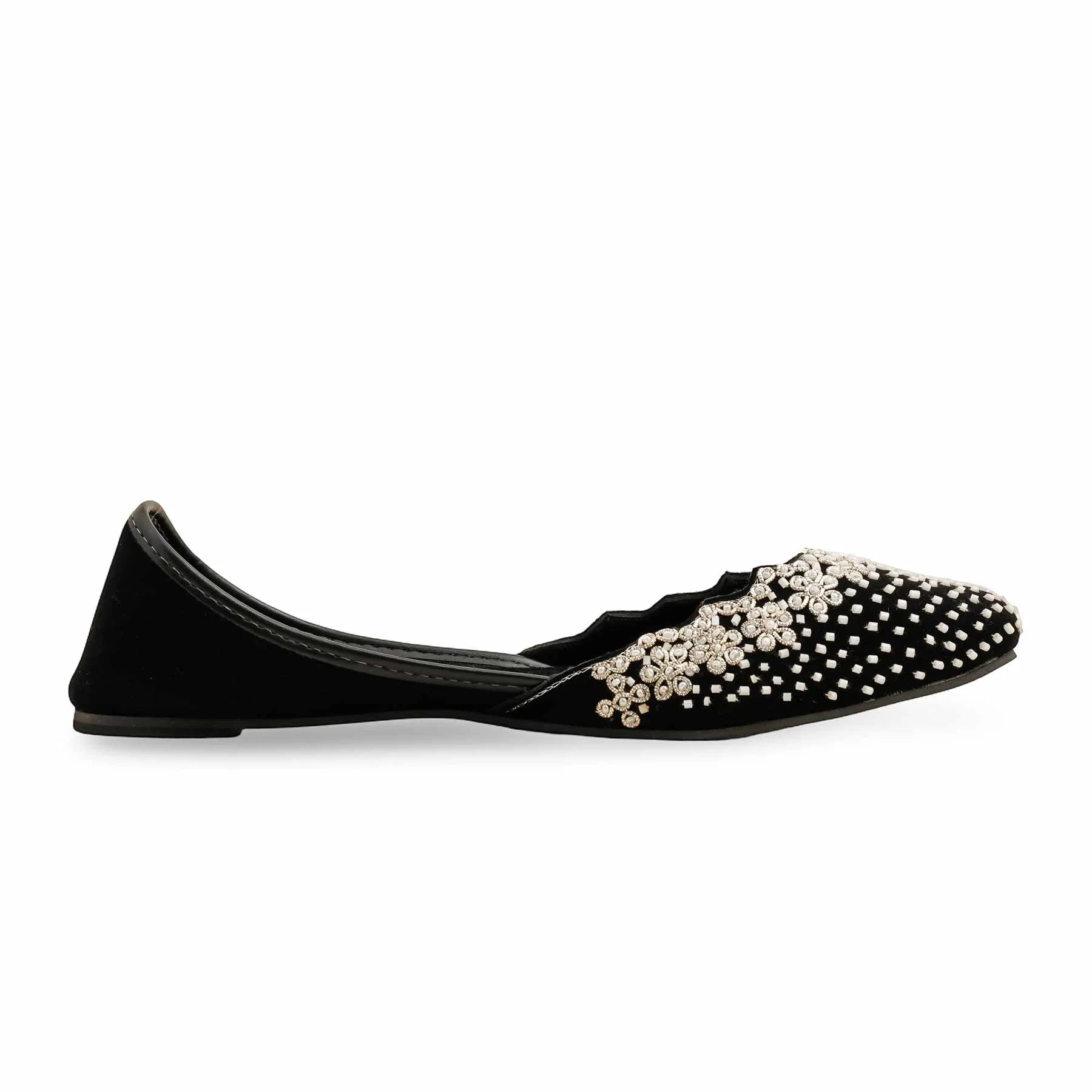Black Fancy Khussa EC8567 - Image 2