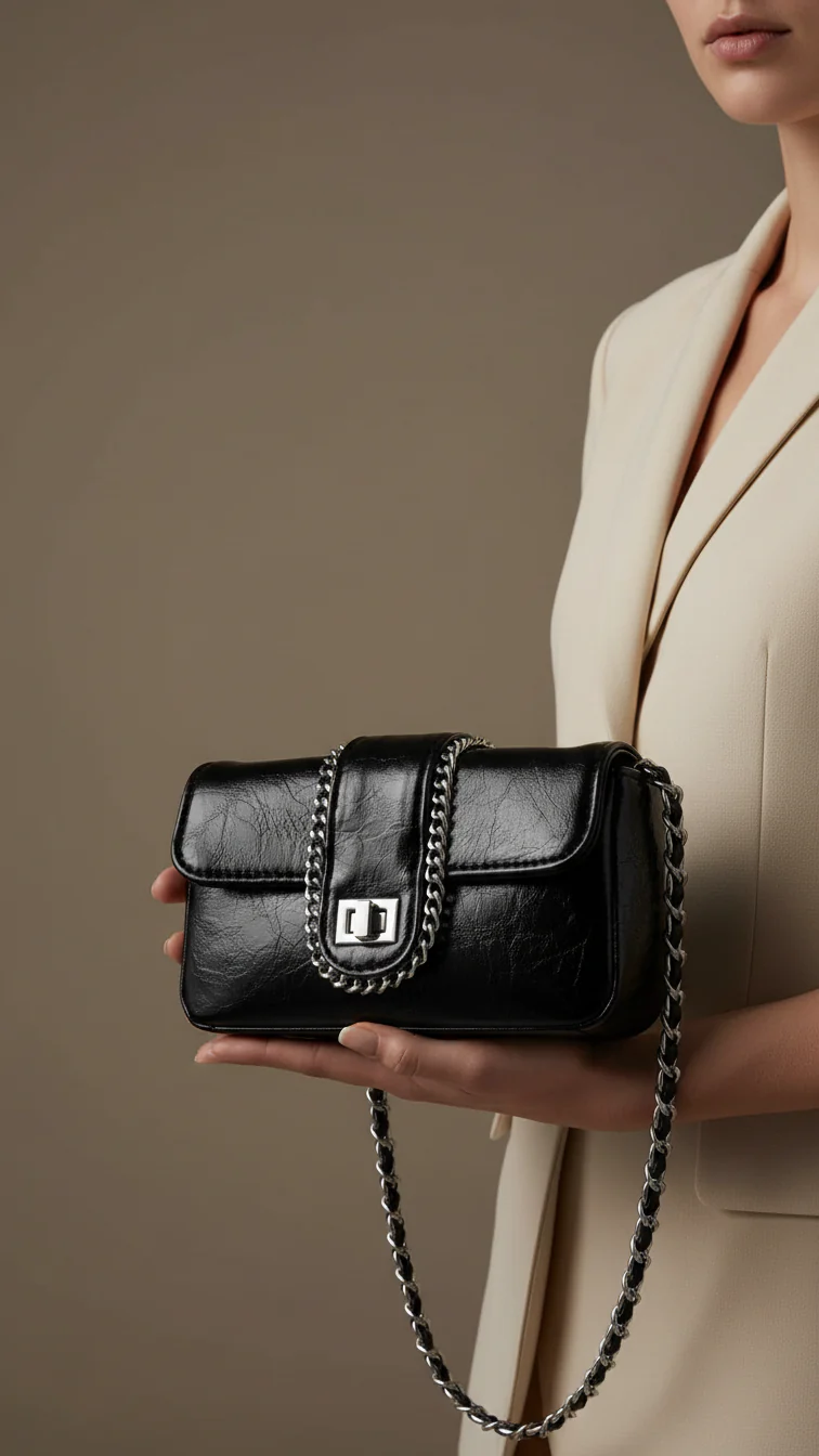 Black Formal Clutch P24107