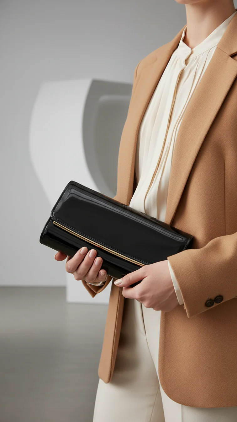 Black Formal Clutch P24208