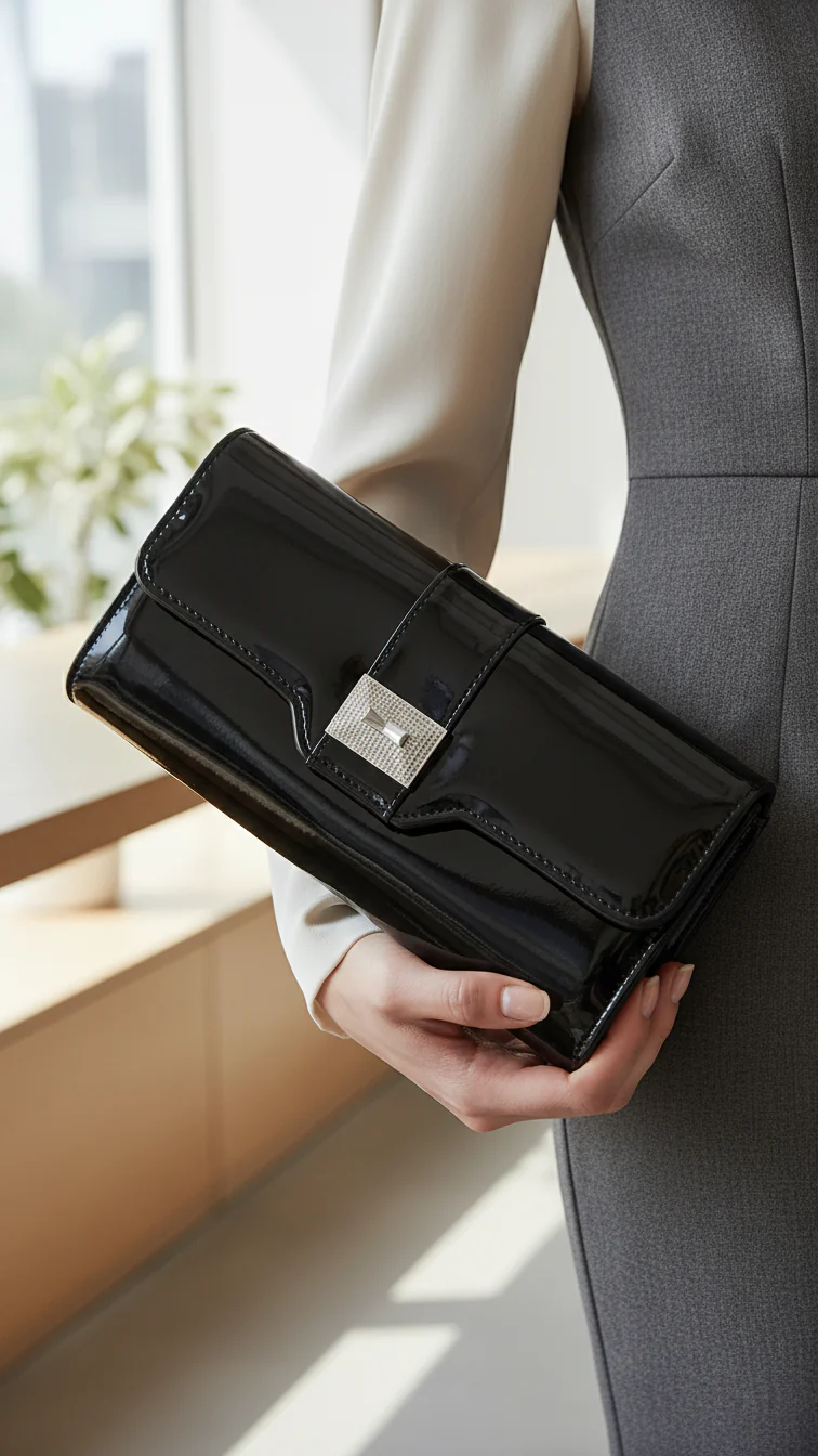Black Formal Clutch P24209