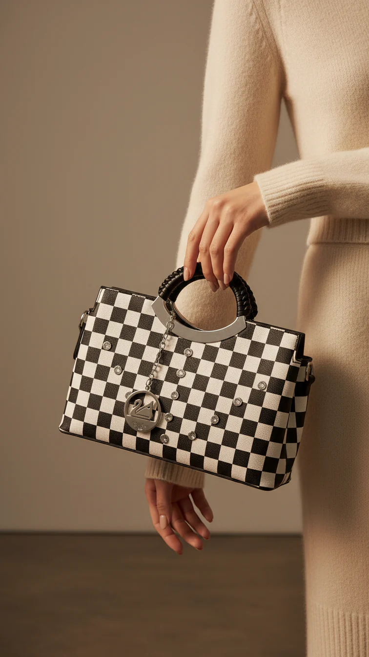 Black Formal Hand Bag P36186
