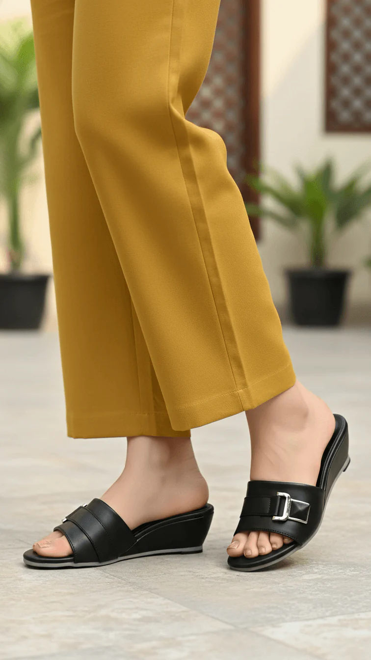 Black Formal Slipper FR8281