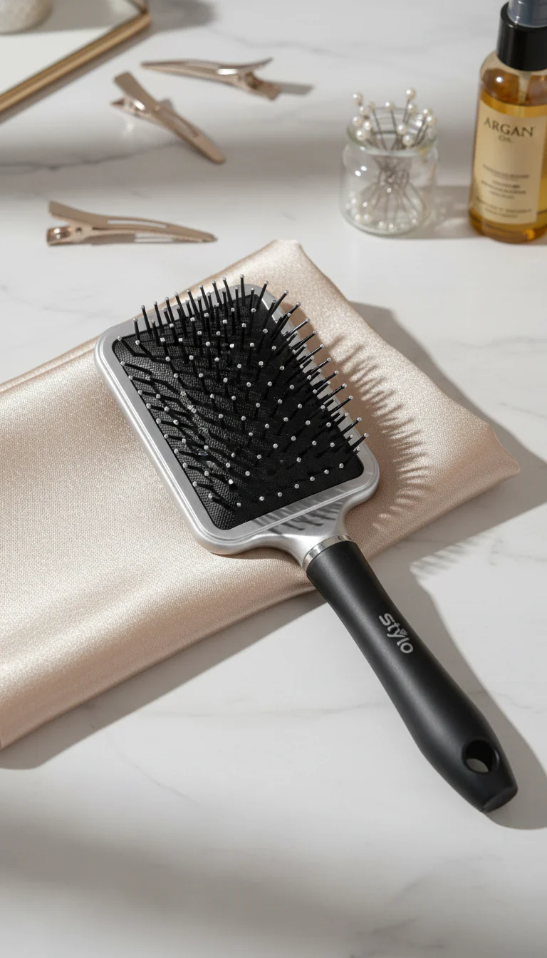 Black Hair Brush BR8122