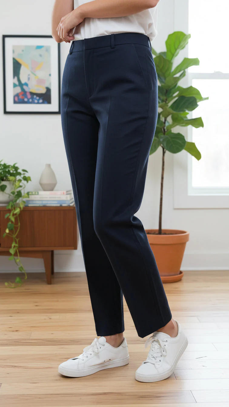Black Khaddar Trouser PL5181