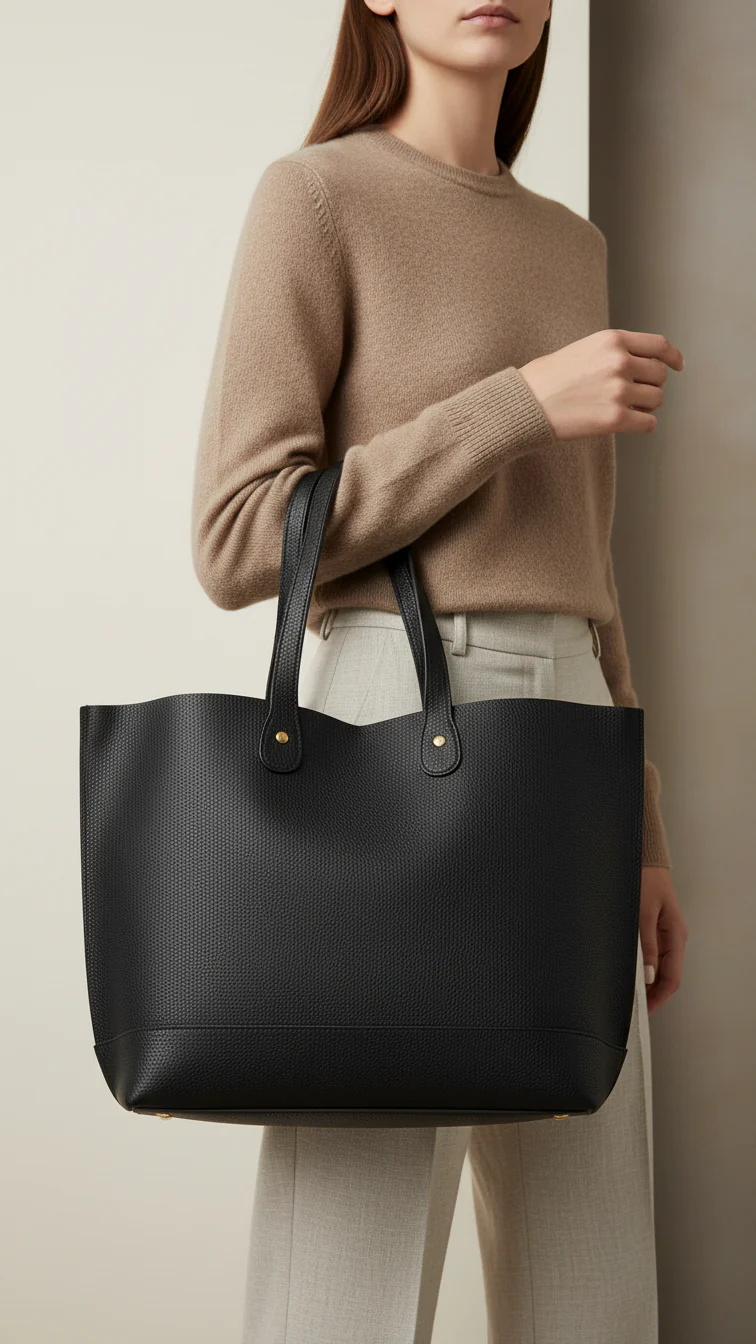 Black Ladies Casual Shoulder Bag P55772