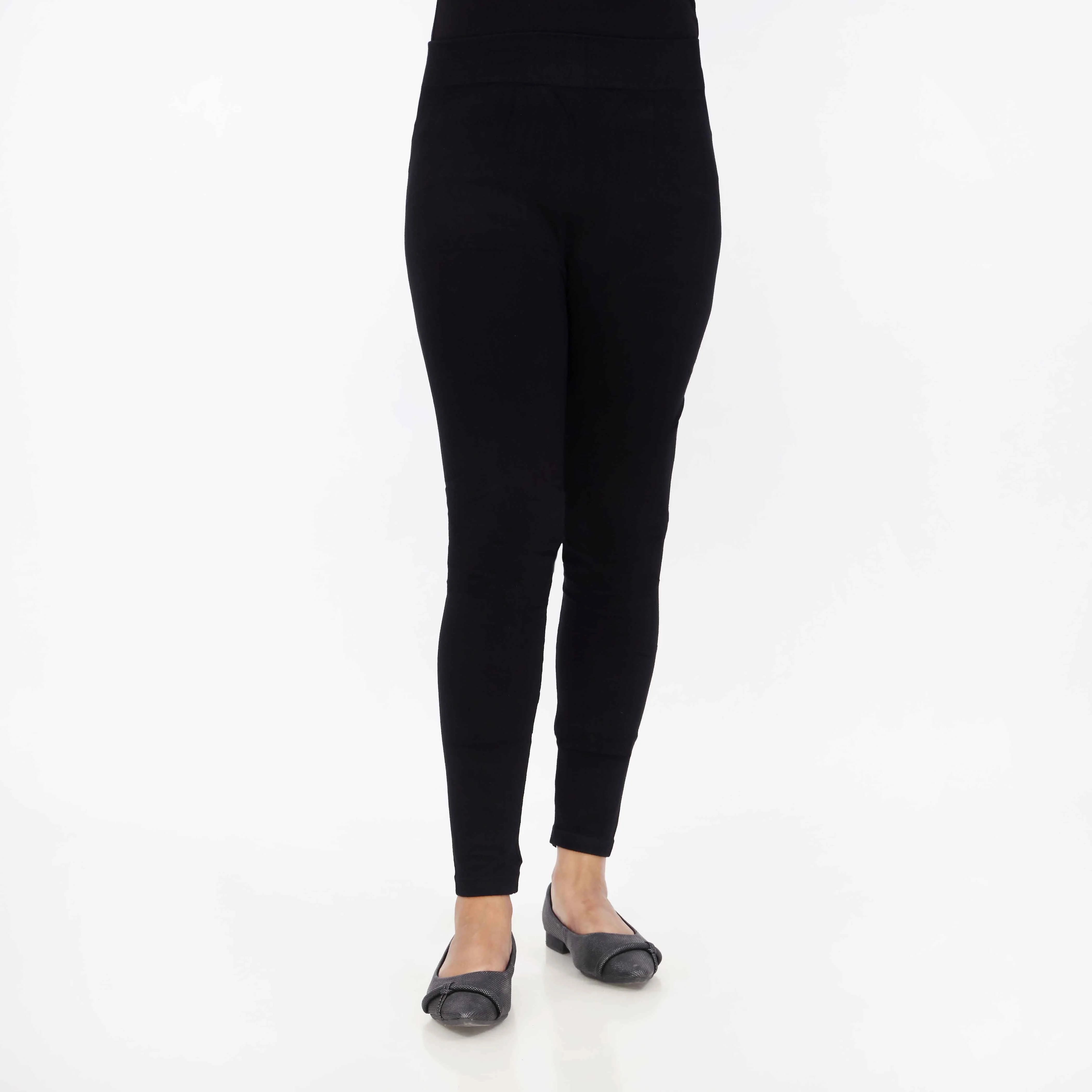 Black Plain Tights PT5000 - Image 3