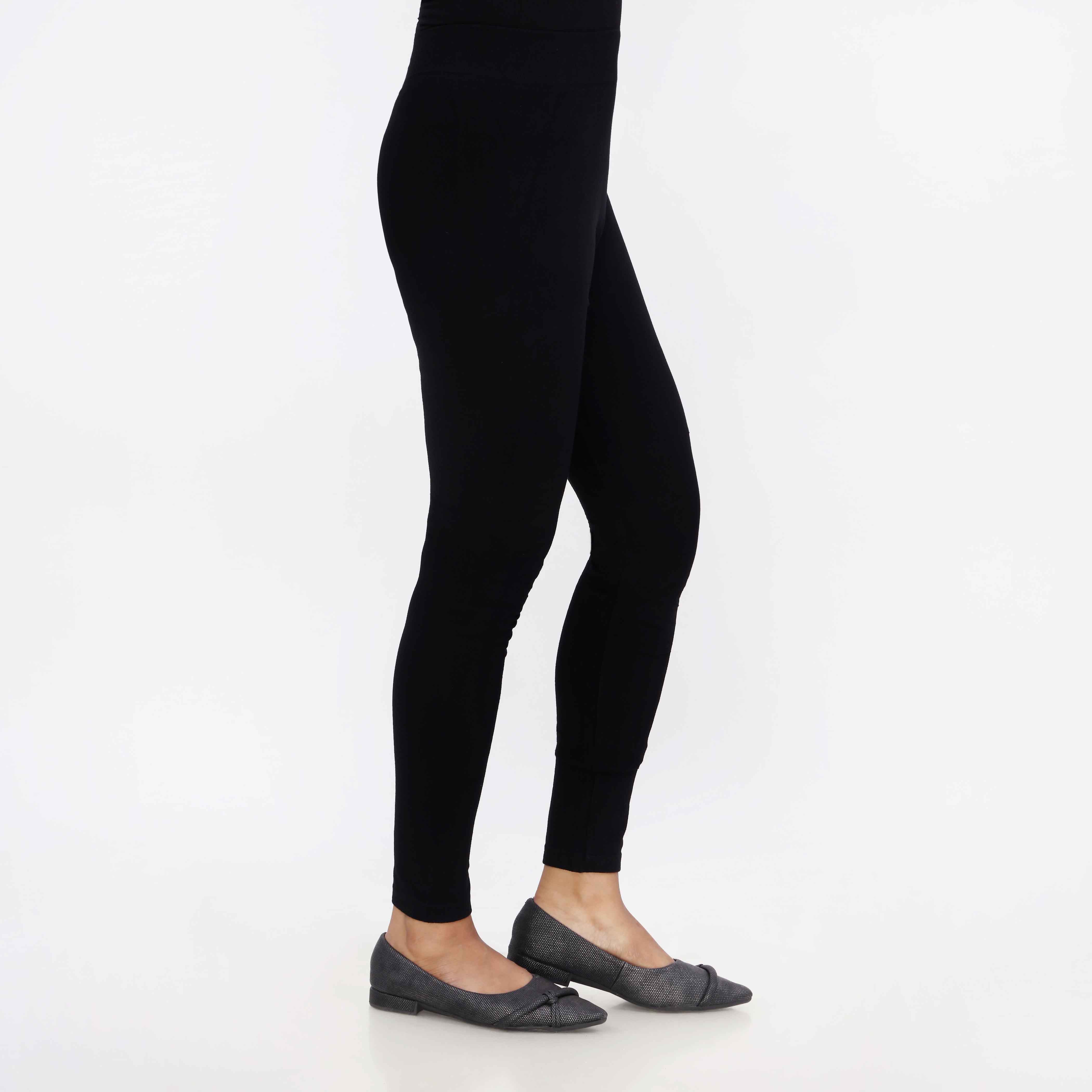 Black Plain Tights PT5000 - Image 5