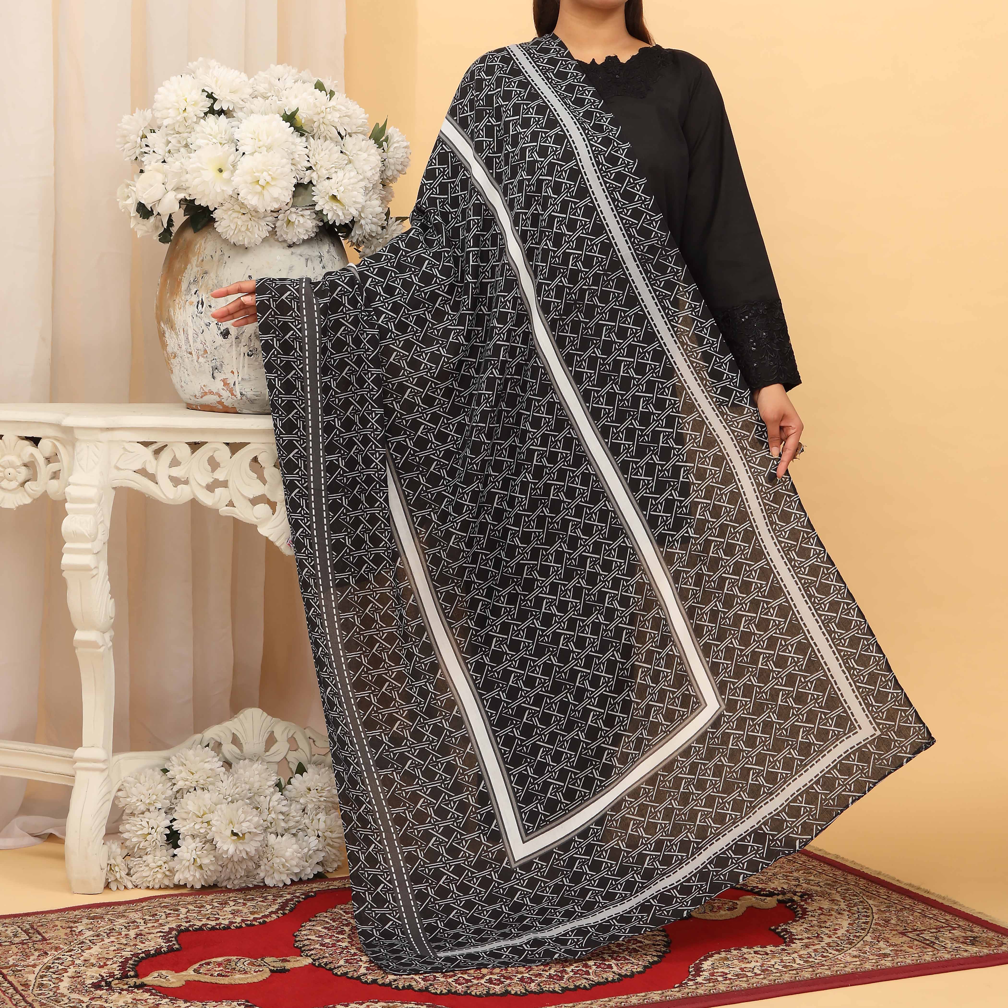 Black Summer Stole  PD5072