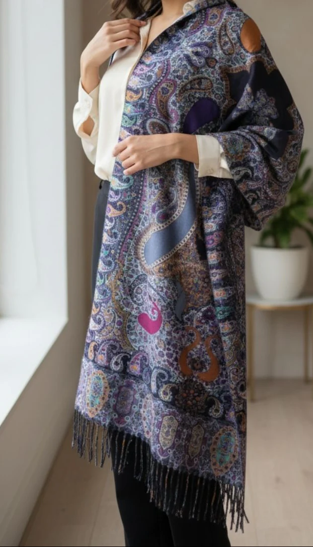 Black Winter Stole PN5176