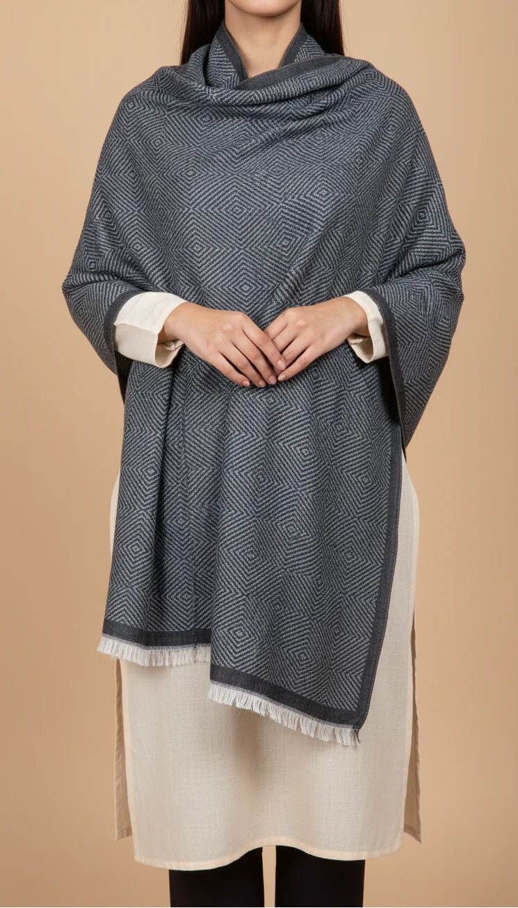Black Winter Stole PN5056