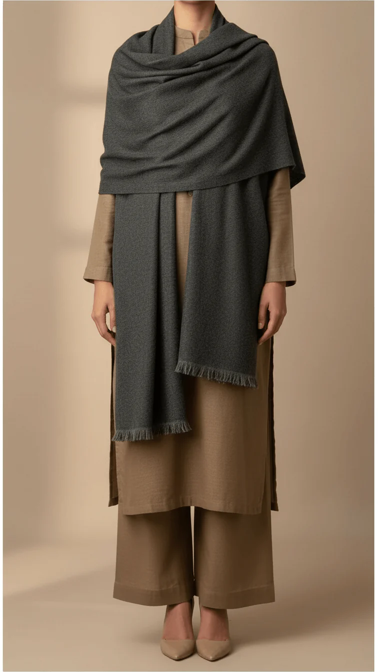 Black Winter Stole PN5200