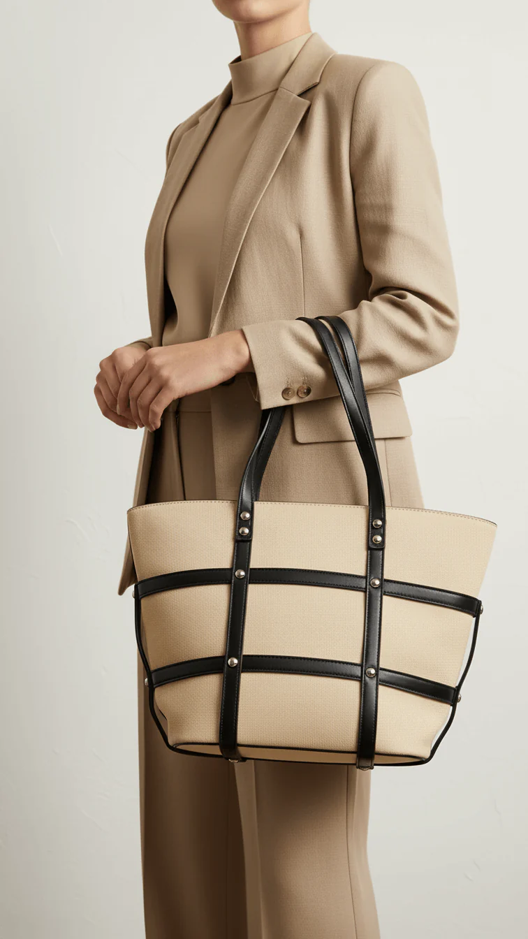 Blkwht Formal Shoulder Bag P36306