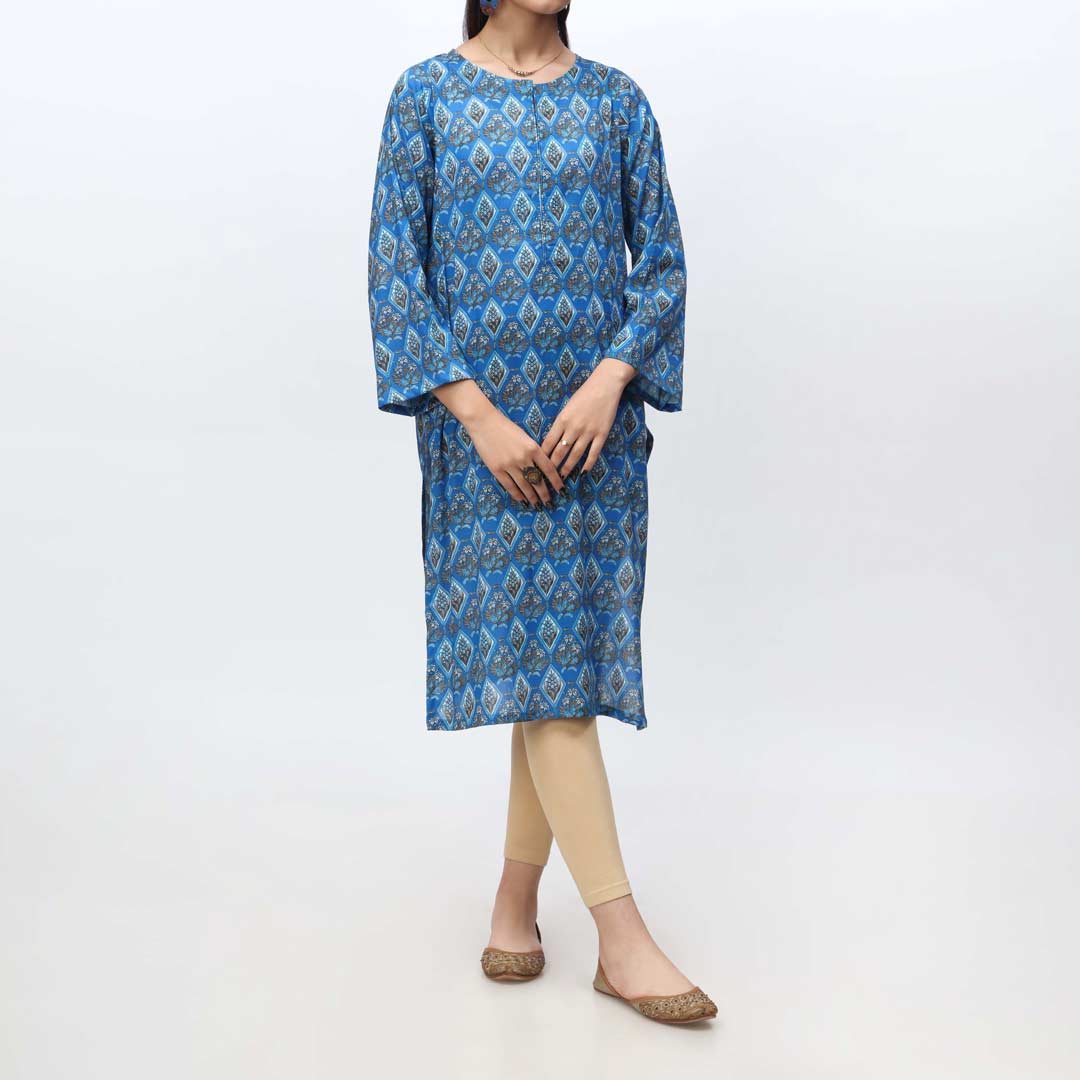 1PC-Unstitched Digital Printed Lawn Shirt PS4420