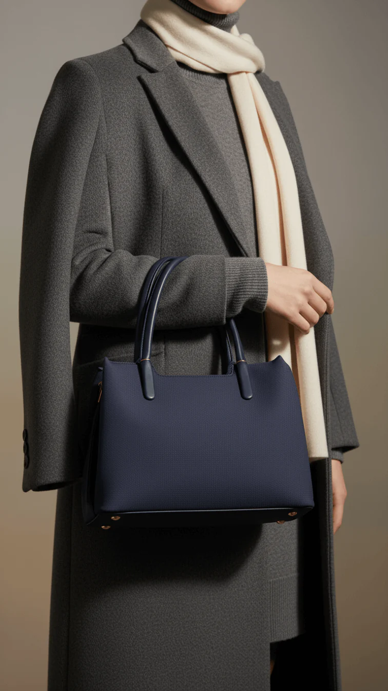 Blue Formal Hand Bag For Ladies P36378