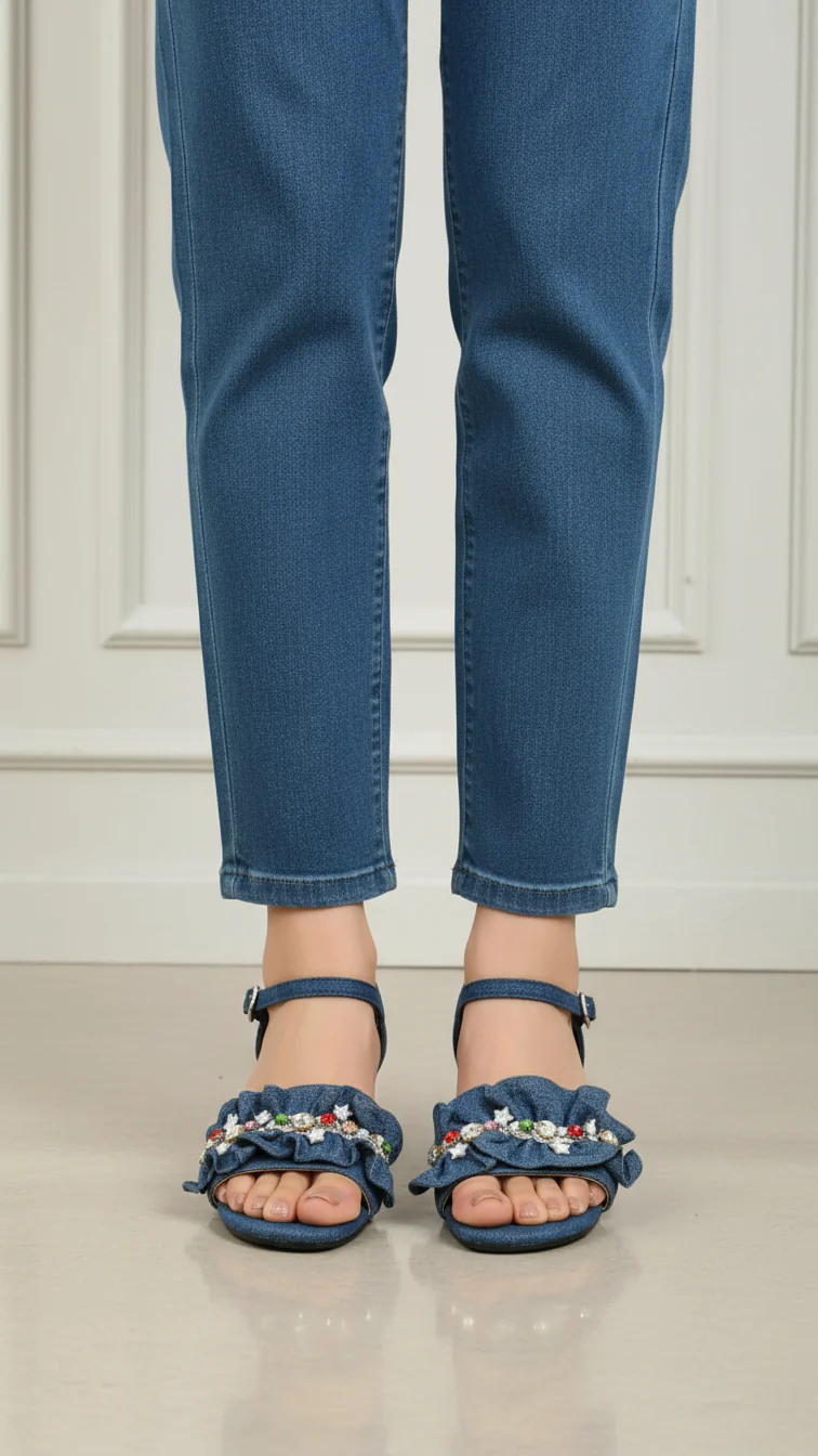 Blue Formal Sandal FR5400