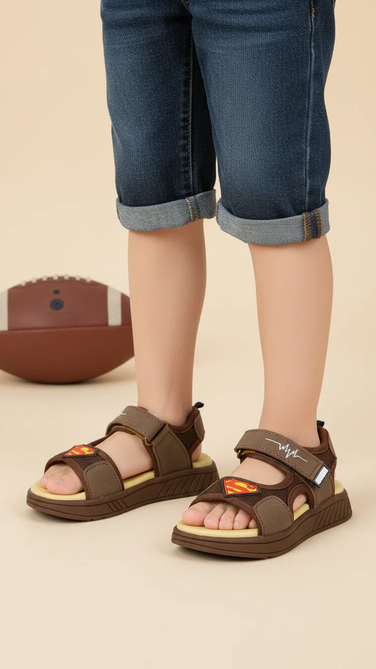 Boys Brown Casual Sandal KD4750