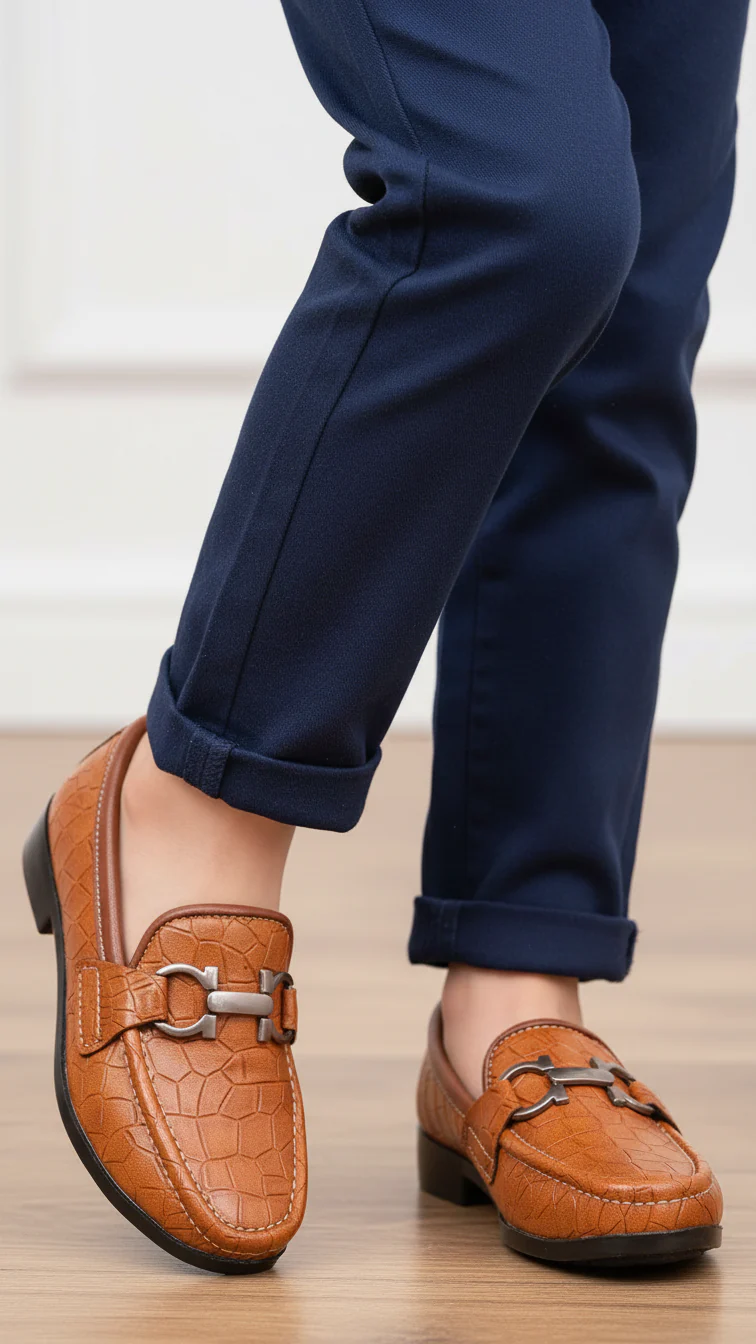 Boys Mustard Formal Shoes KD2202