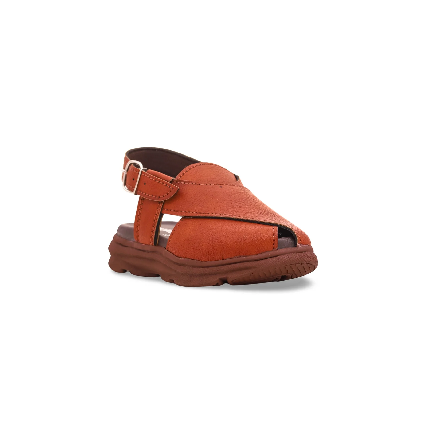 Boys Rust Peshawari Chappal KD9456 - Image 2