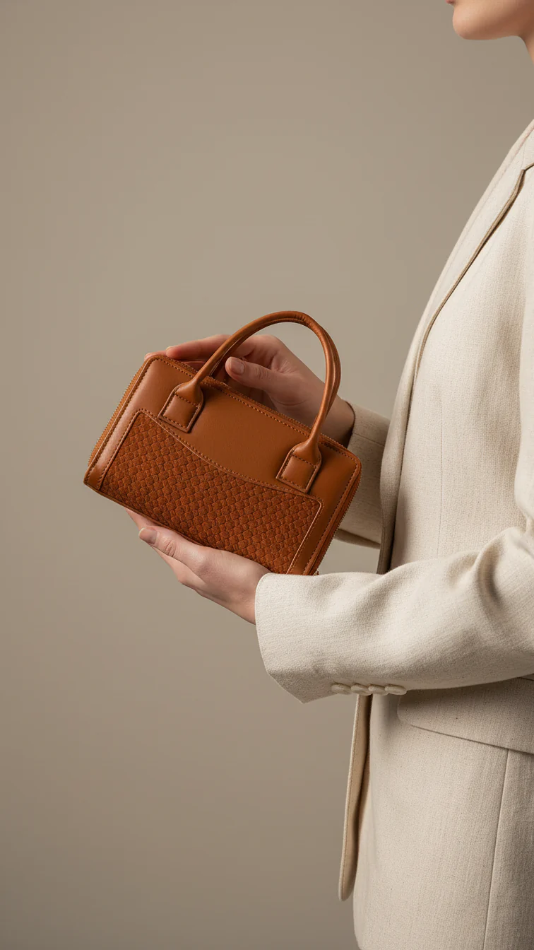 Brown Casual Wallet For Ladies P36463