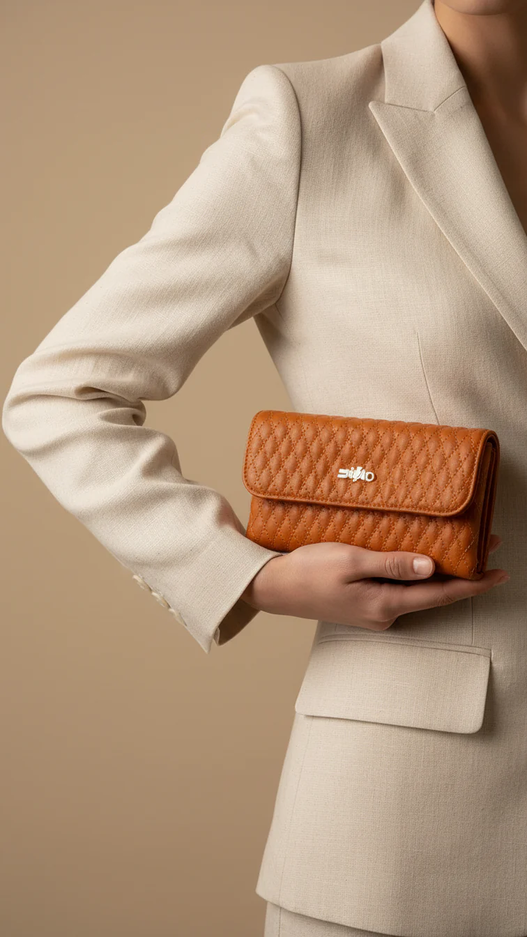 Brown Formal Pouch P97613