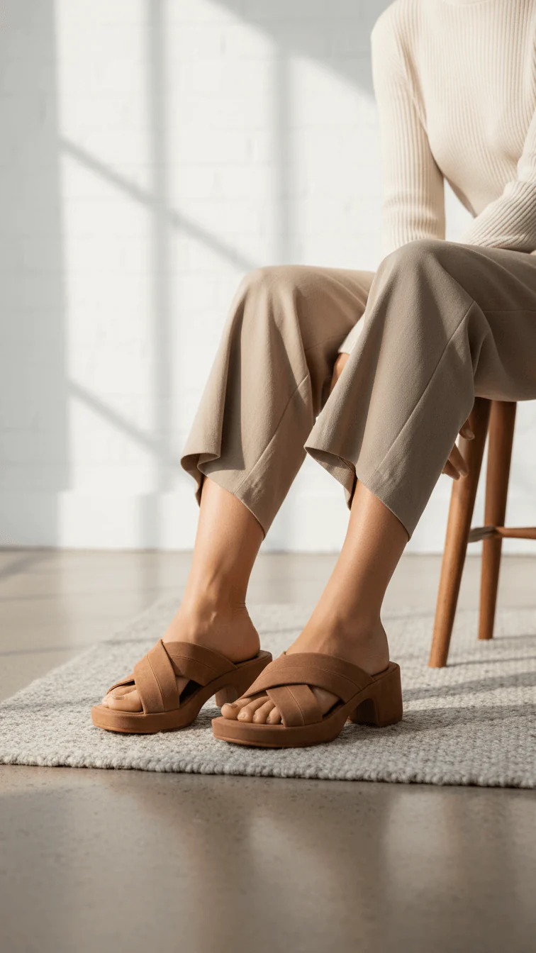 Brown Formal Slipper PU0516