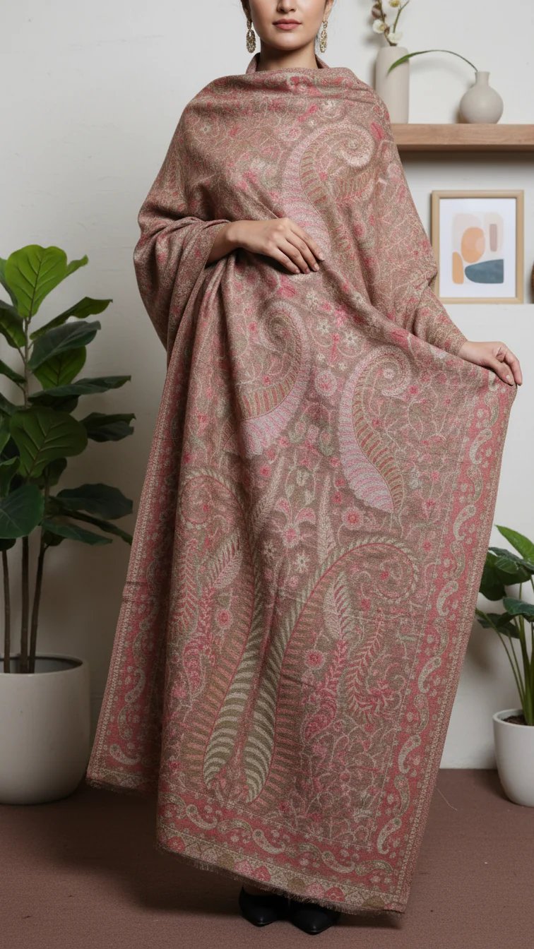 Brown Winter Stole PW5753