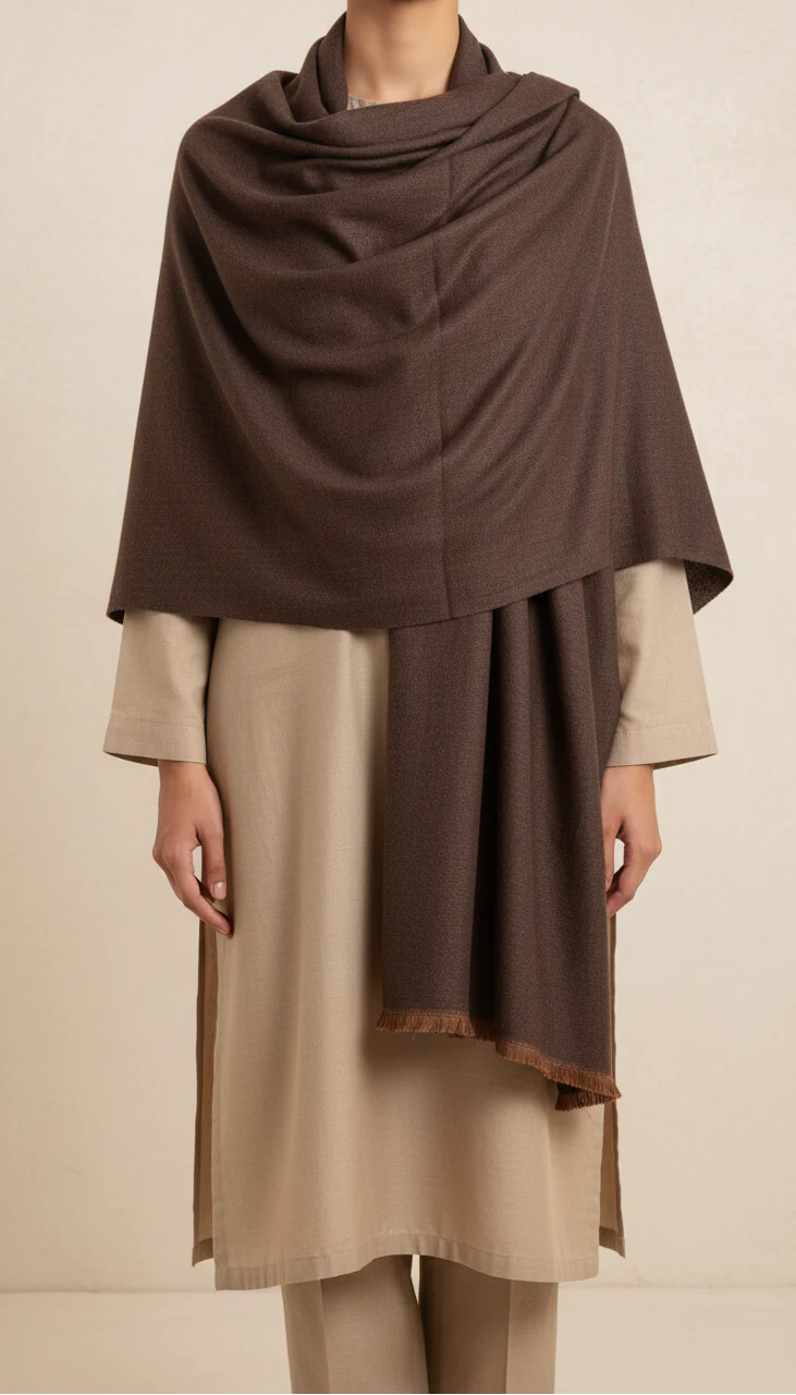 Coffee Winter Stole PN5205