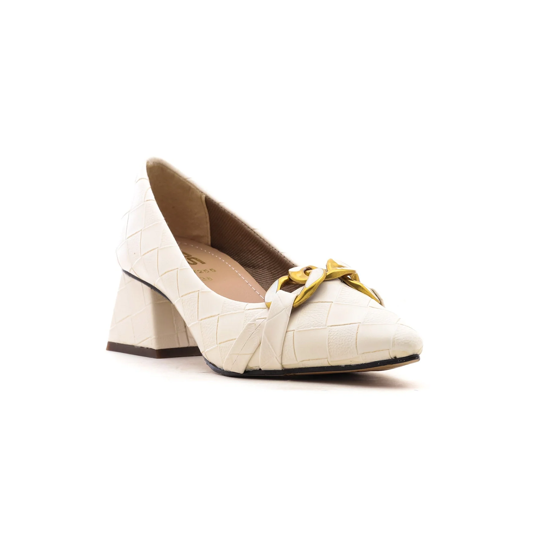Cream Court Shoes WN7255