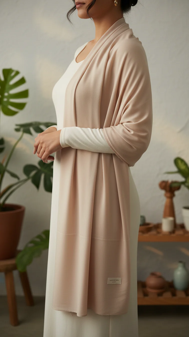 Cream Winter Stole PW5768