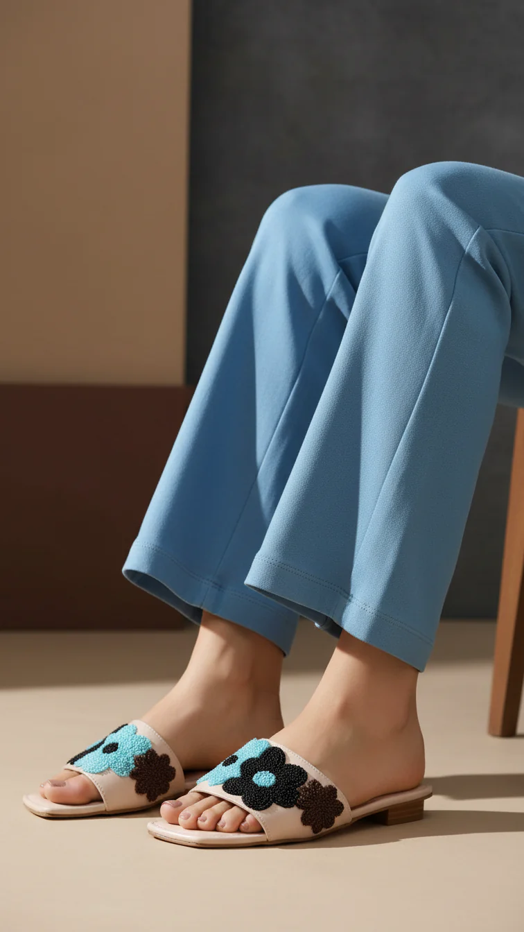 Fawn Casual Slipper For Women CL2200