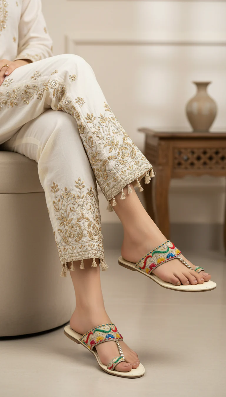 Fawn Fancy Chappal EC0213