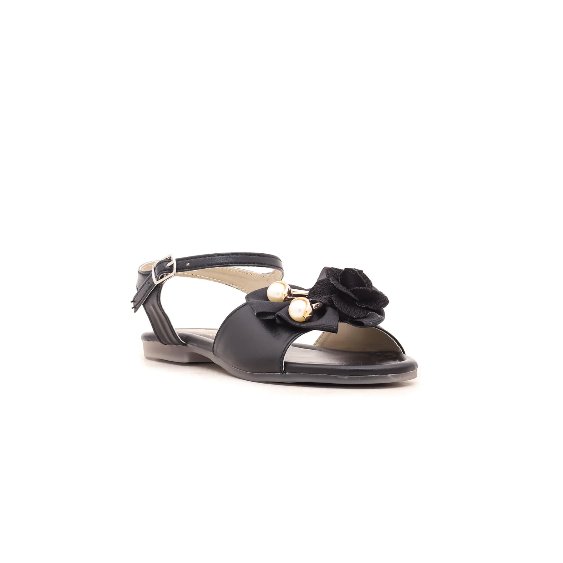 Girls Black Formal Sandal KD7509