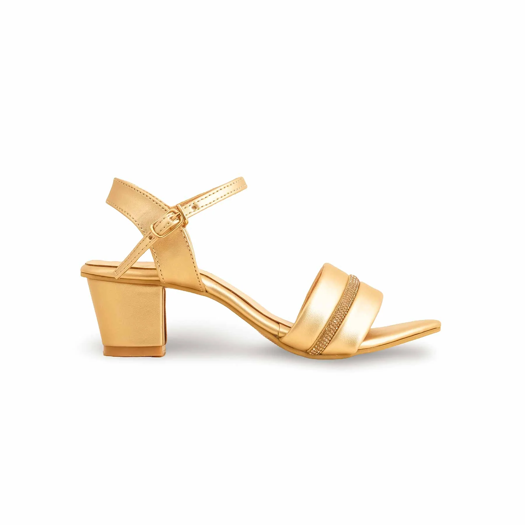 Girls Golden Formal Sandal KD7890